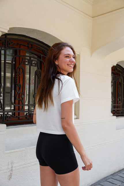 Polera Lavanda Blanca