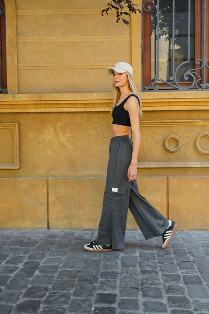 Buzo Jazmin Negro Melange