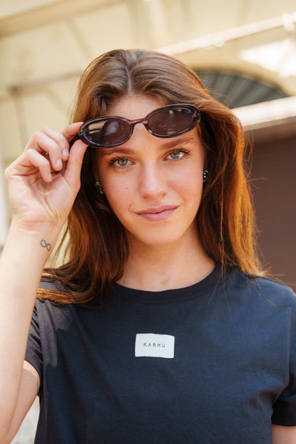 Polera Lavanda Negra