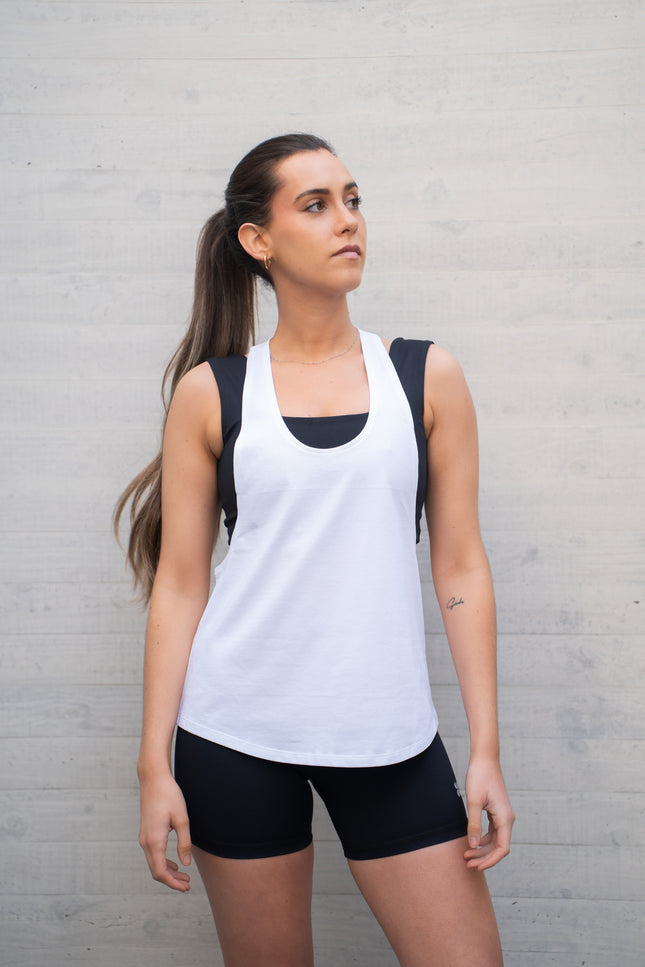 Polera Azalea Blanca